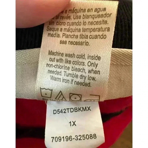 Vintage M&C Sportswear Women's 1X Red Snowman Sweatshirt Winter Festive - Picture 9 of 10